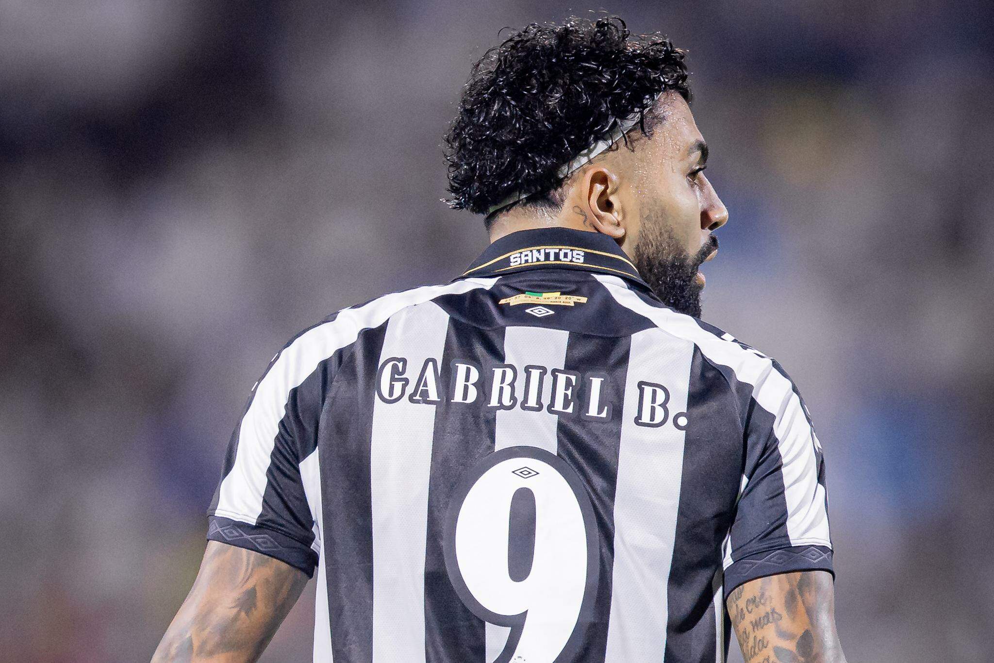 Gabigol é o artilheiro do Santos na temporada, com nove gols em 20 jogos, além de cinco assistências