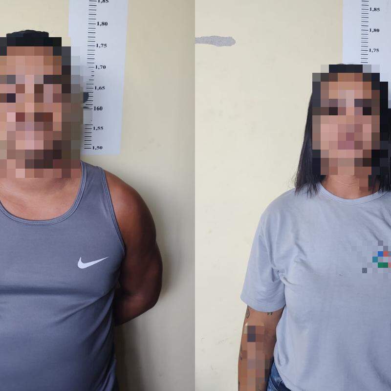 Casal foi preso na quarta-feira
