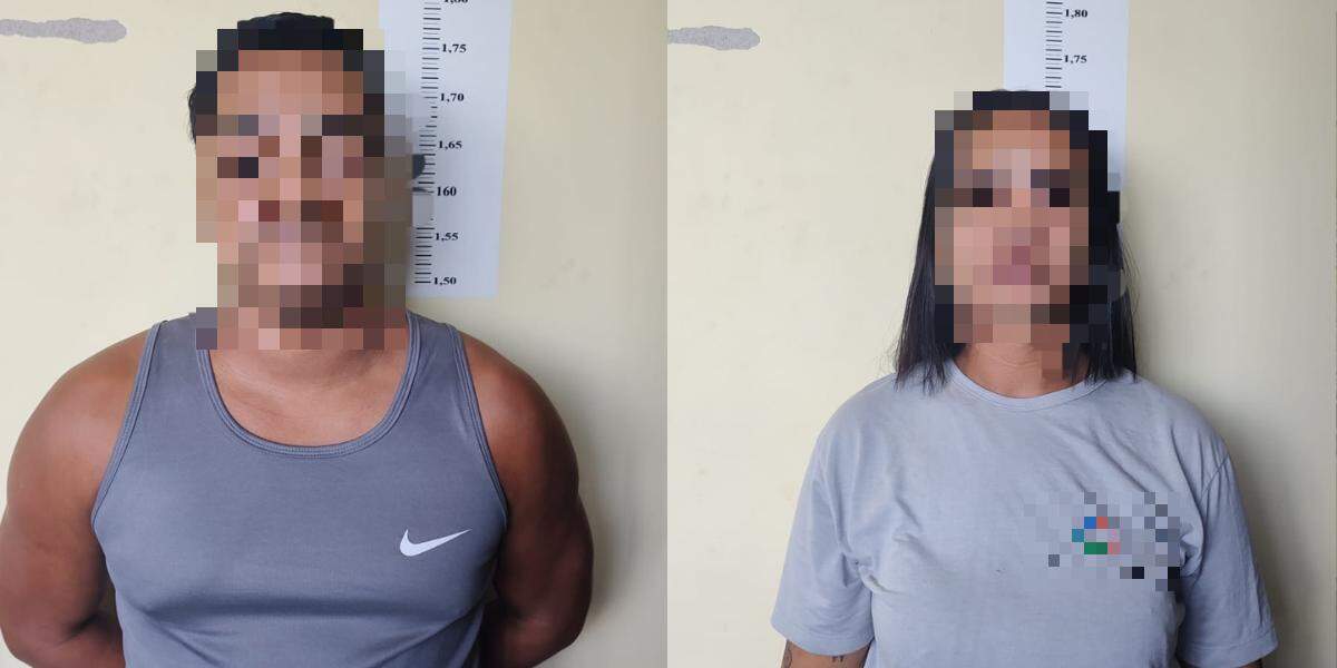 Casal foi preso na quarta-feira