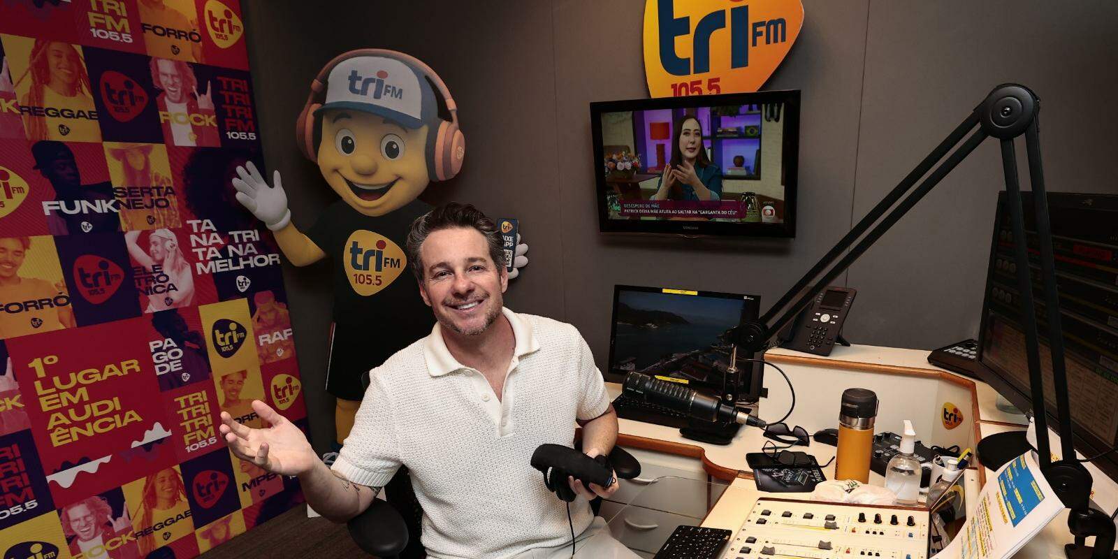 Val Tomazini, coordenador da Tri FM: paixão pelo rádio começou ainda na infância, da admiração por grandes comunicadores
