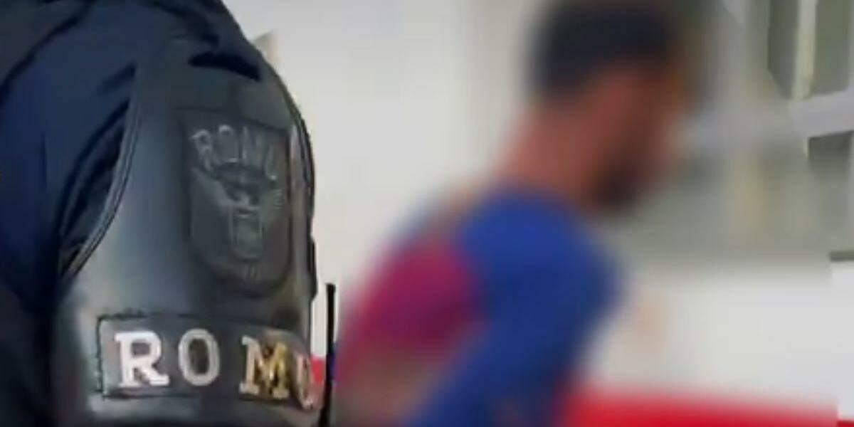 Uma equipe da Guarda Civil Municipal identificou o suspeito