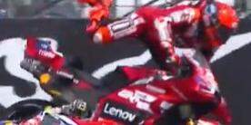 Atual campeão, Marc Márquez sofre queda na corrida sprint na França e perde duas etapas da MotoGP