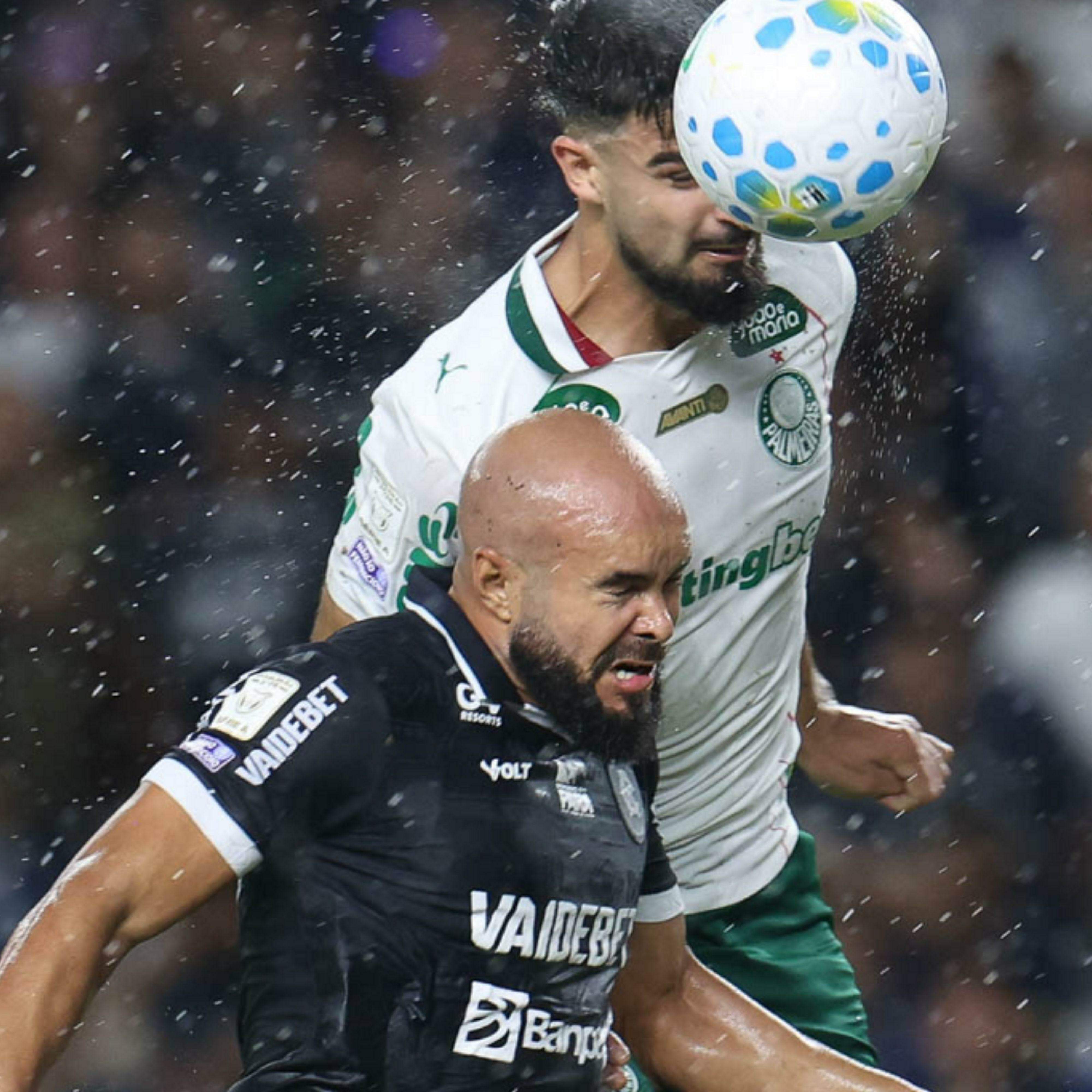 Palmeiras não aproveita expulsão do Remo e empata em jogo atrasado pela chuva