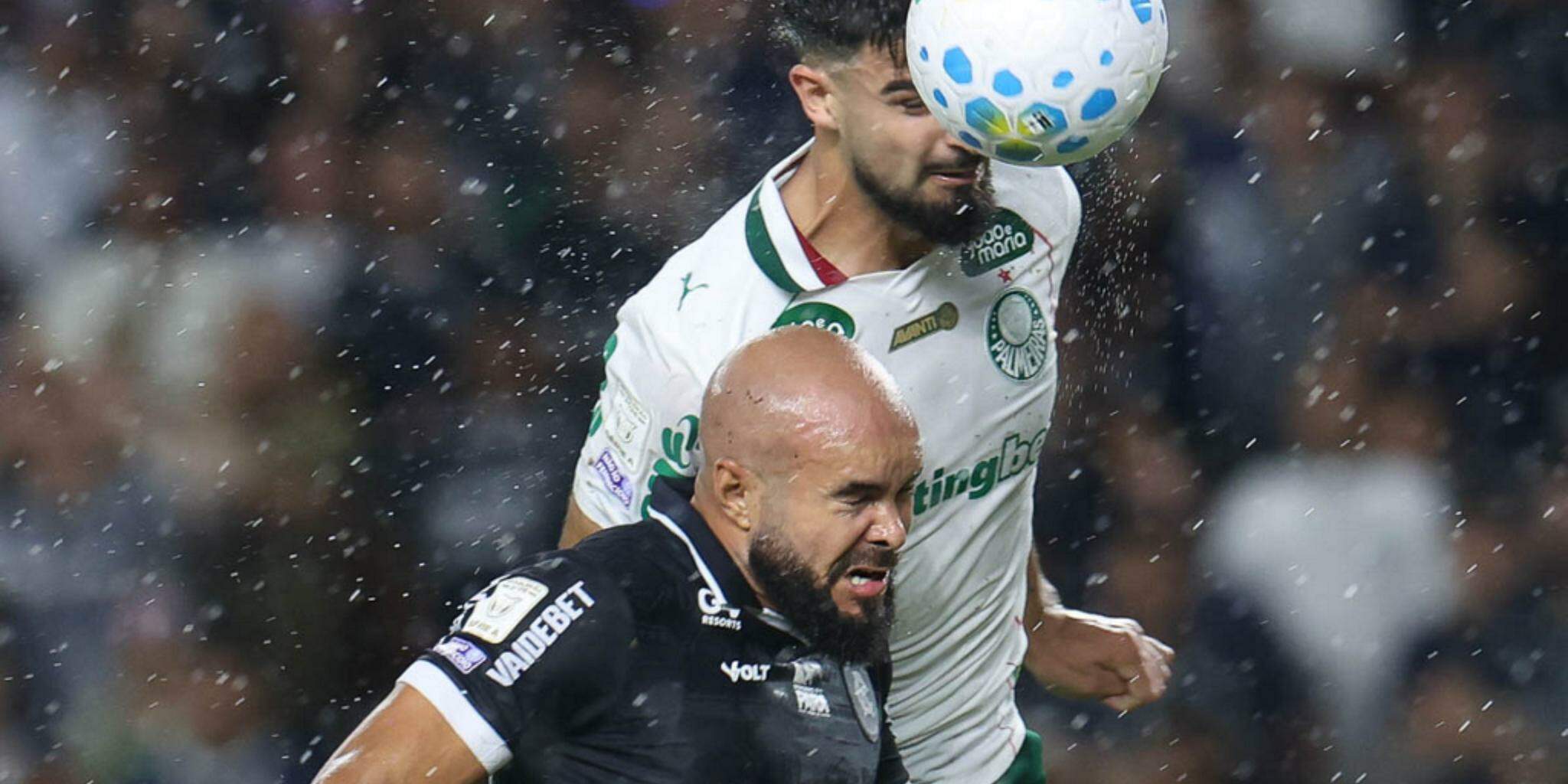 Palmeiras não aproveita expulsão do Remo e empata em jogo atrasado pela chuva