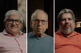 Eduardo Silva (à esquerda), Walter Dias (ao centro) e Sergio Willians (à direita) estão entre os presentes no documentário