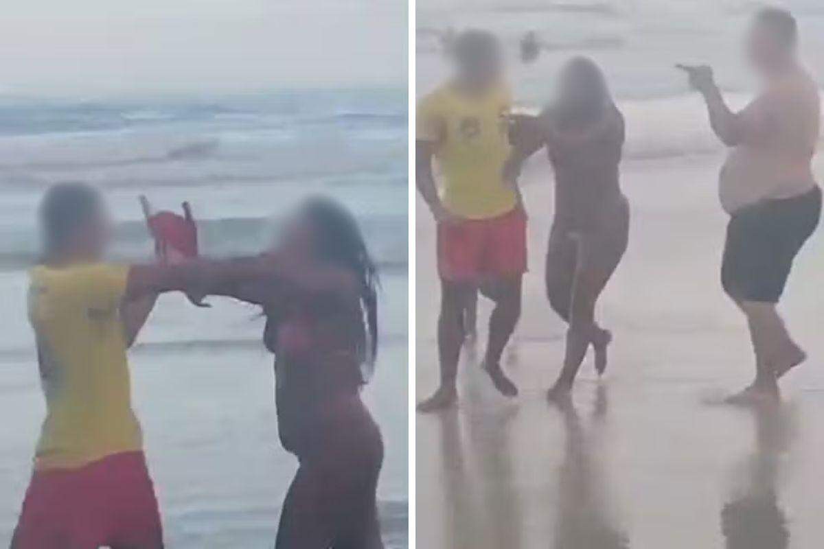Casal de turistas da Zona Norte da Capital partiram para cima do bombeiro marítimo após ele ter supostamente recusado atendimento a duas vítimas de afogamento