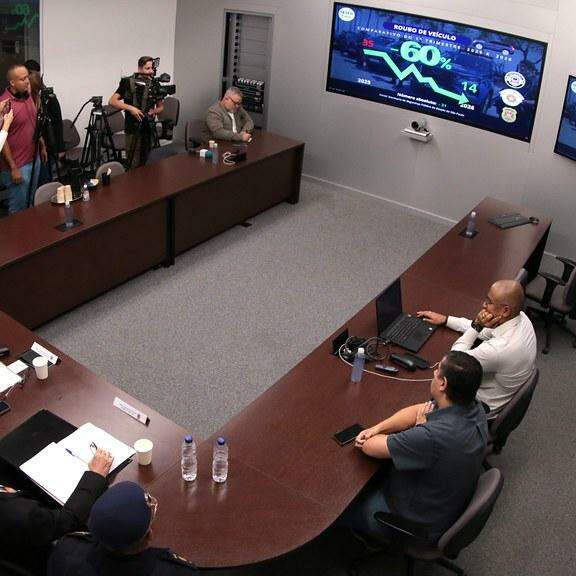 Estatísticas foram apresentadas na manhã desta quarta-feira (12) no Centro de Controle Operacional (CCO) da Prefeitura