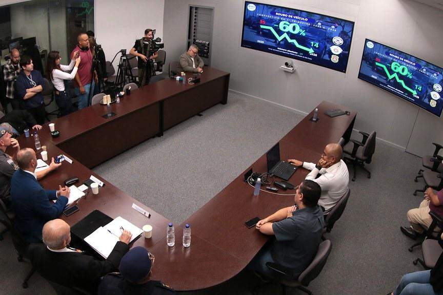 Estatísticas foram apresentadas na manhã desta quarta-feira (12) no Centro de Controle Operacional (CCO) da Prefeitura