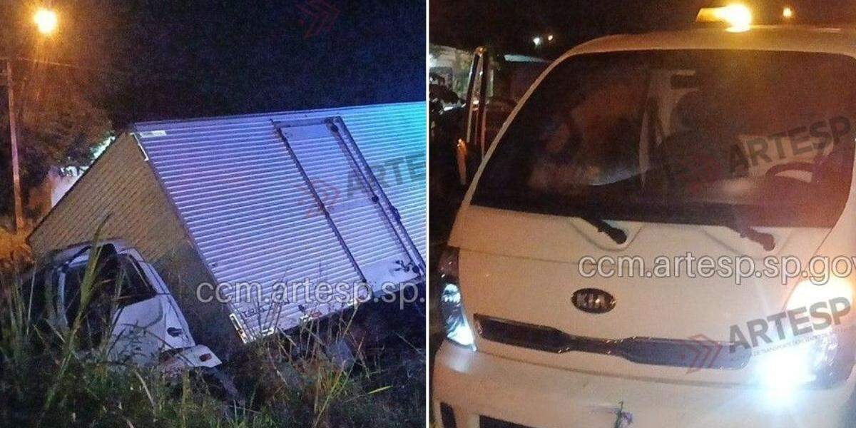 Veículos não tiveram tempo de frear