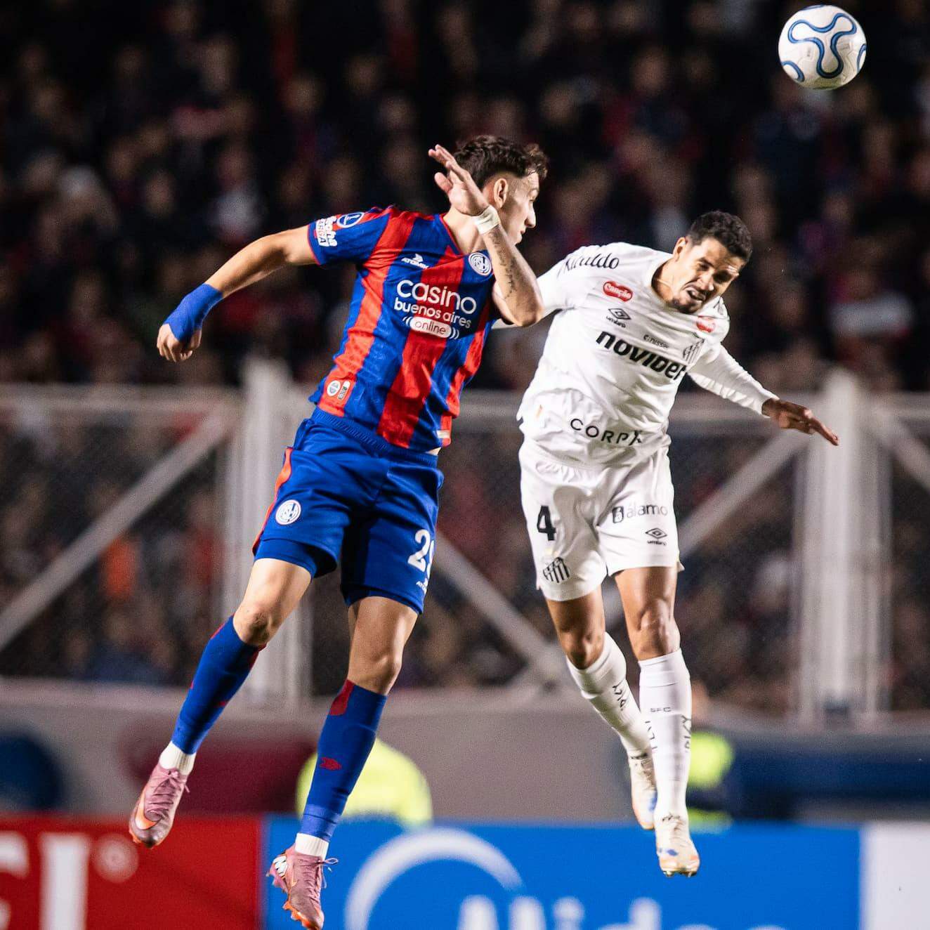 Em Buenos Aires, Santos e San Lorenzo empataram em 1 a 1, no dia 28 de abril
