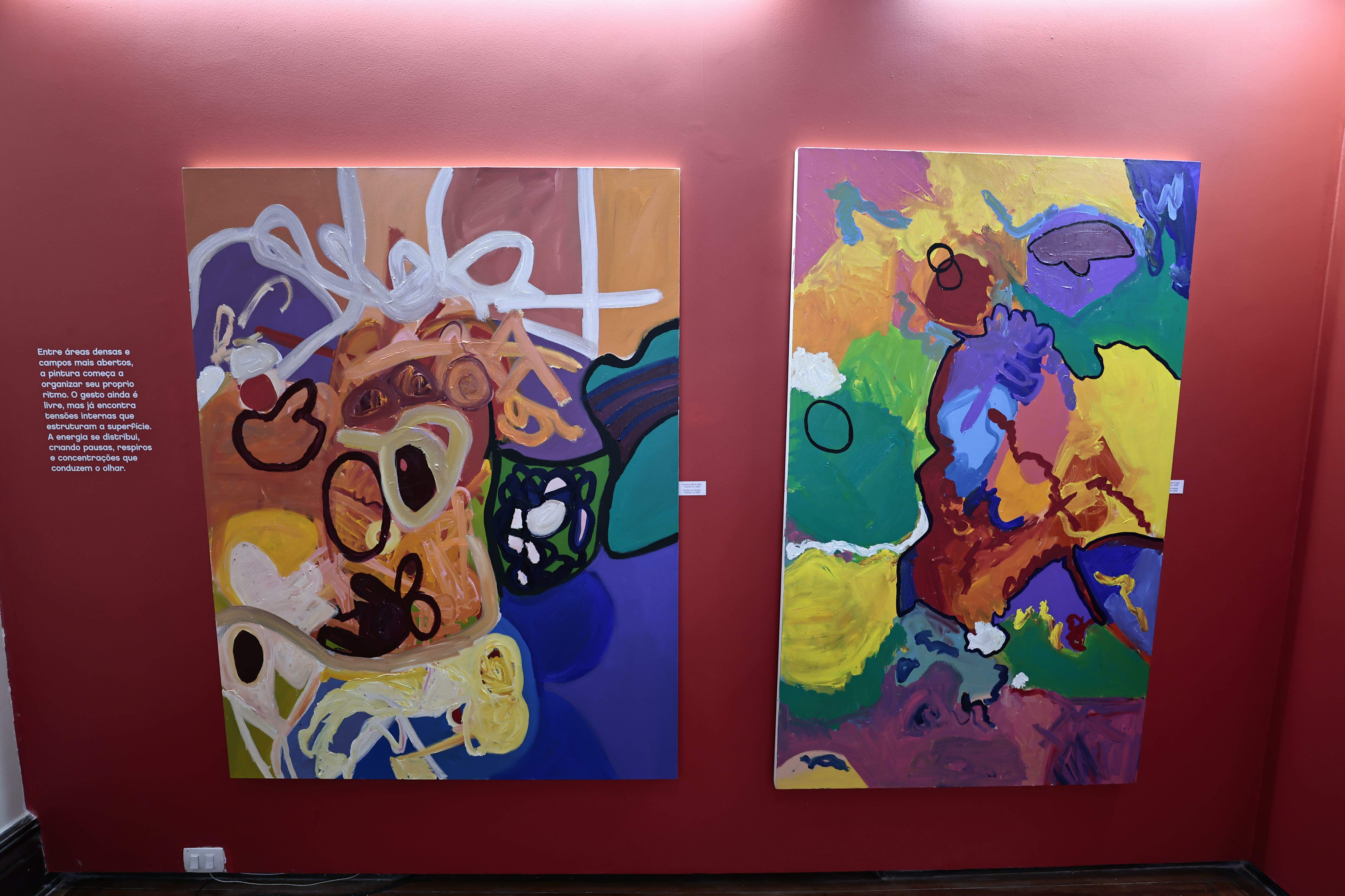 Segue em cartaz até 28 de junho a mostra Naji Ayoub e o Campo Vivo da Pintura, no Casarão Branco