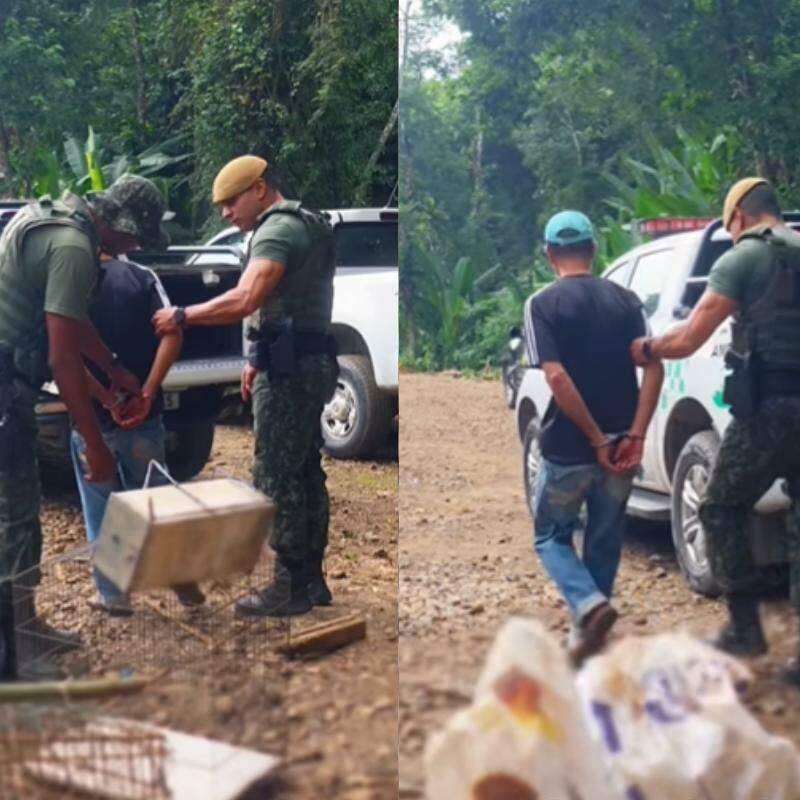 Homem foi detido pelos policiais em rancho ilegal em Praia Grande