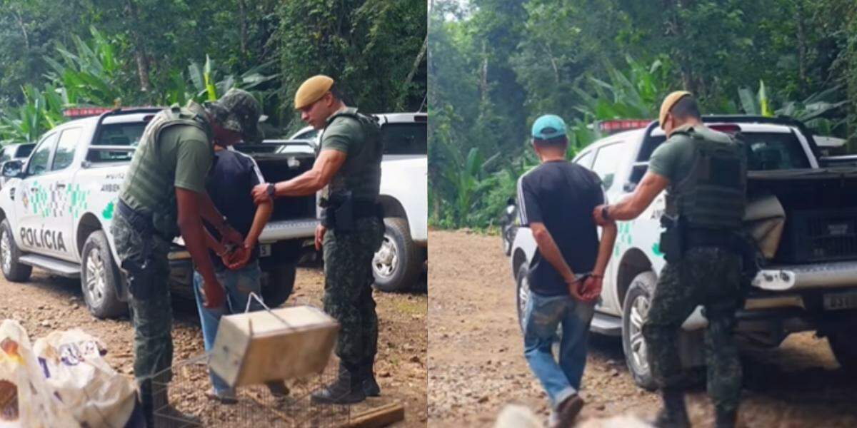 Homem foi detido pelos policiais em rancho ilegal em Praia Grande