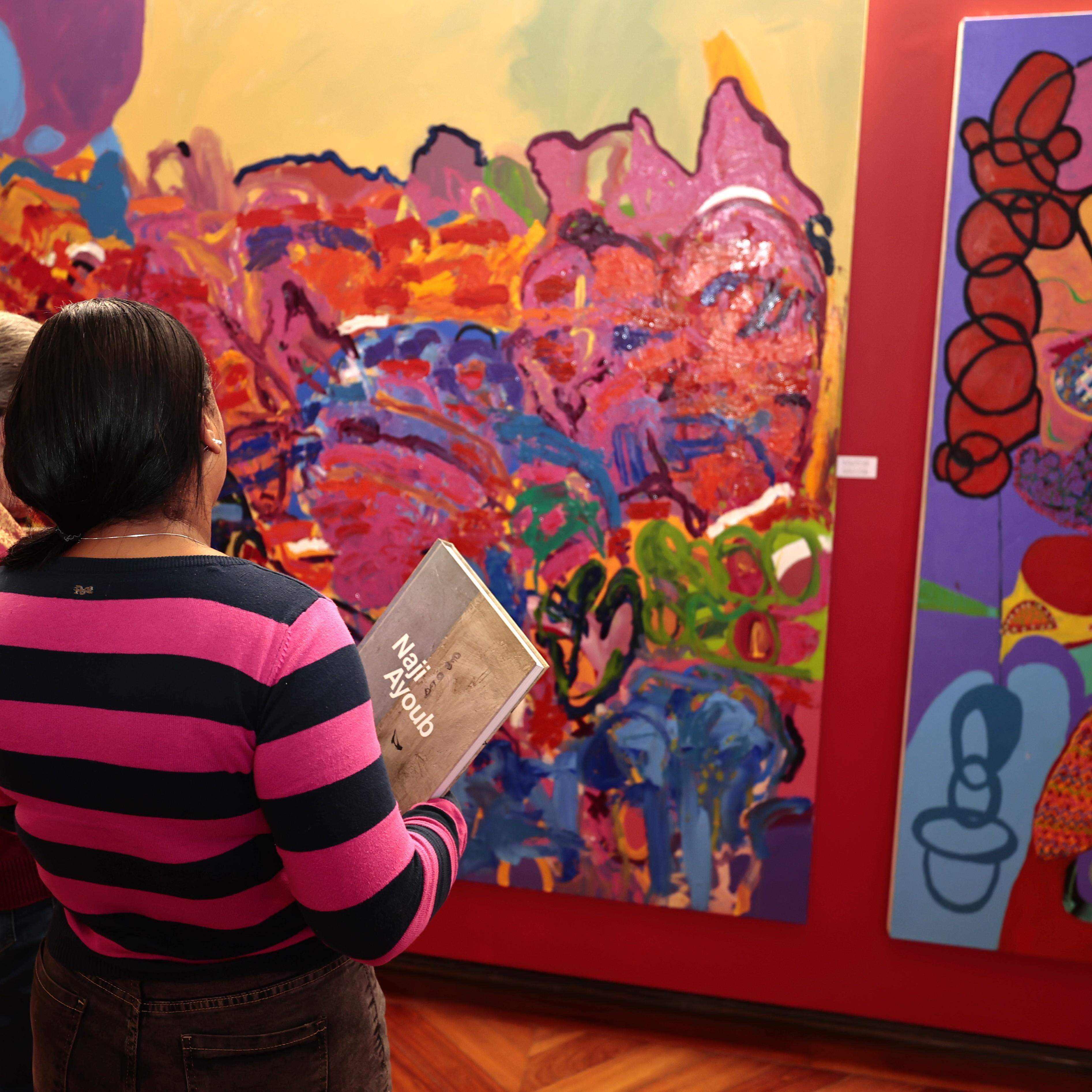 A exposição Naji Ayoub e o Campo Vivo da Pintura está no primeiro final de semana de exibição