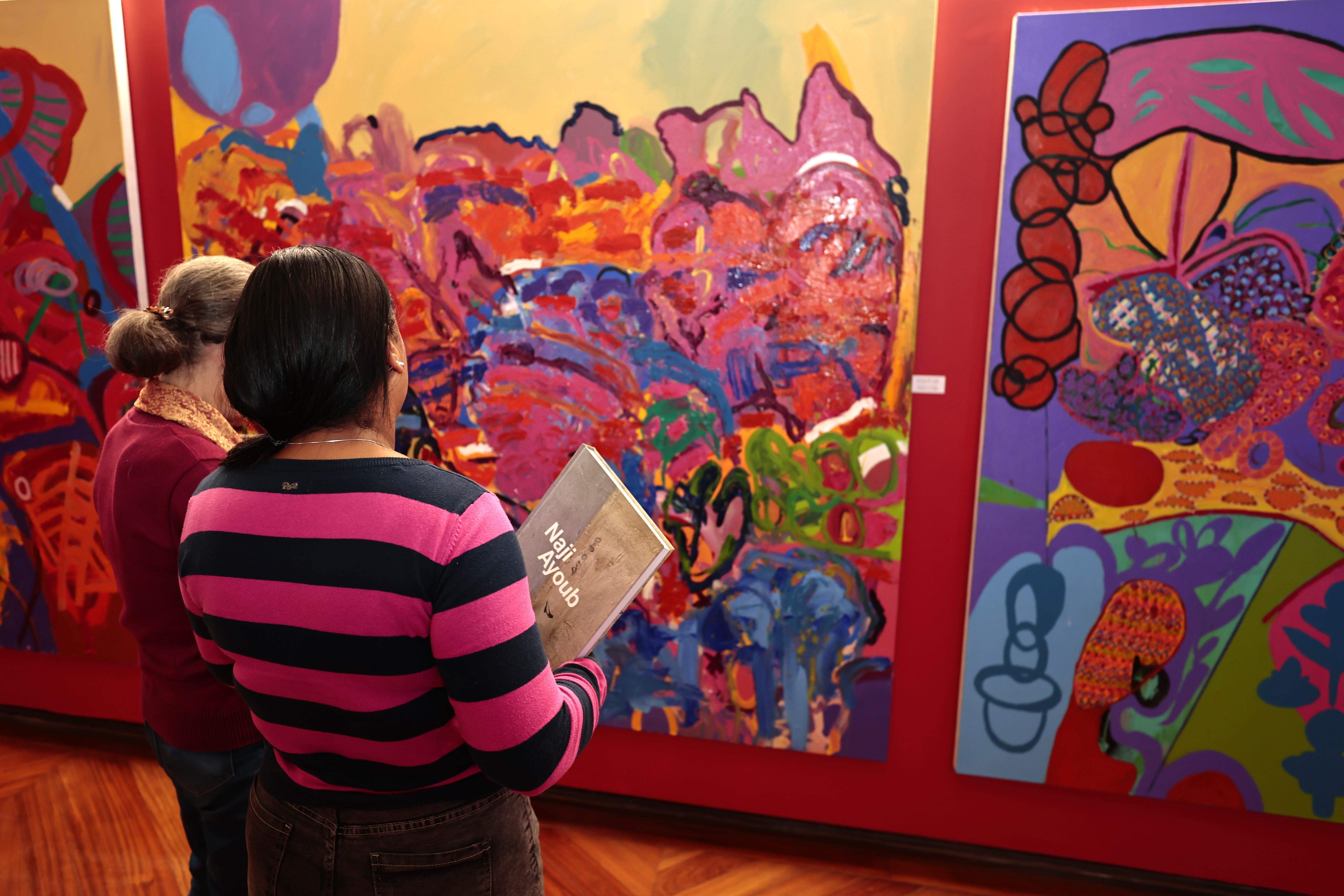 A exposição Naji Ayoub e o Campo Vivo da Pintura está no primeiro final de semana de exibição