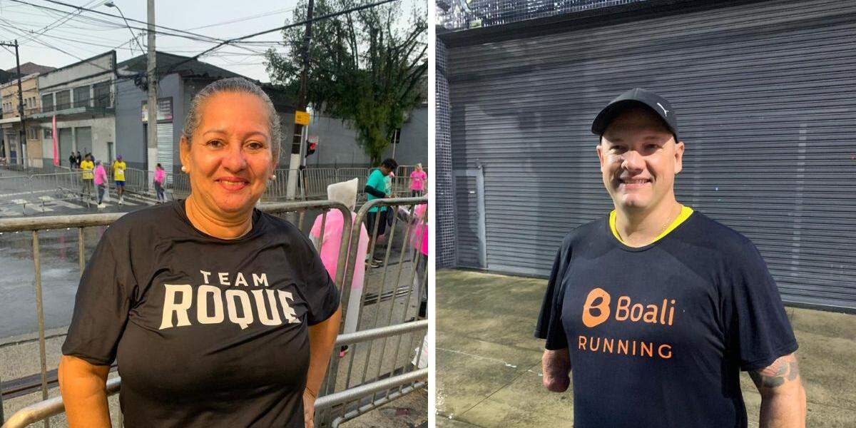 Maria Eunice e Filipe superaram limites na prova dos 10 KM Tribuna - Terracom deste domingo (17) em Santos