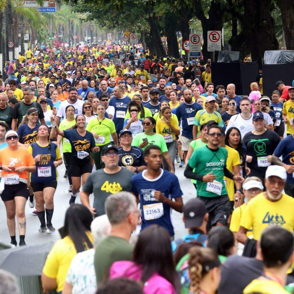 A 40ª edição dos 10 KM Tribuna - Terracom movimentou as ruas de Santos