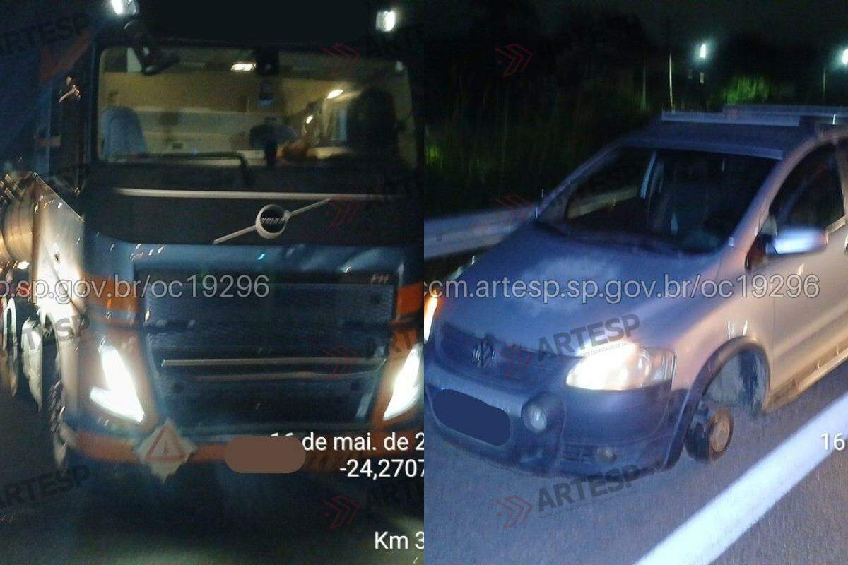 A vítima morreu no local do acidente