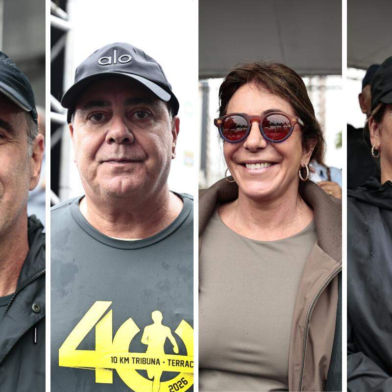 Os diretores do Grupo Tribuna Marcos, Roberto Clemente, Flávia e Renata Santini