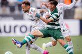 Neymar não deve estar em campo contra o San Lorenzo, quarta-feira, na Vila Belmiro
