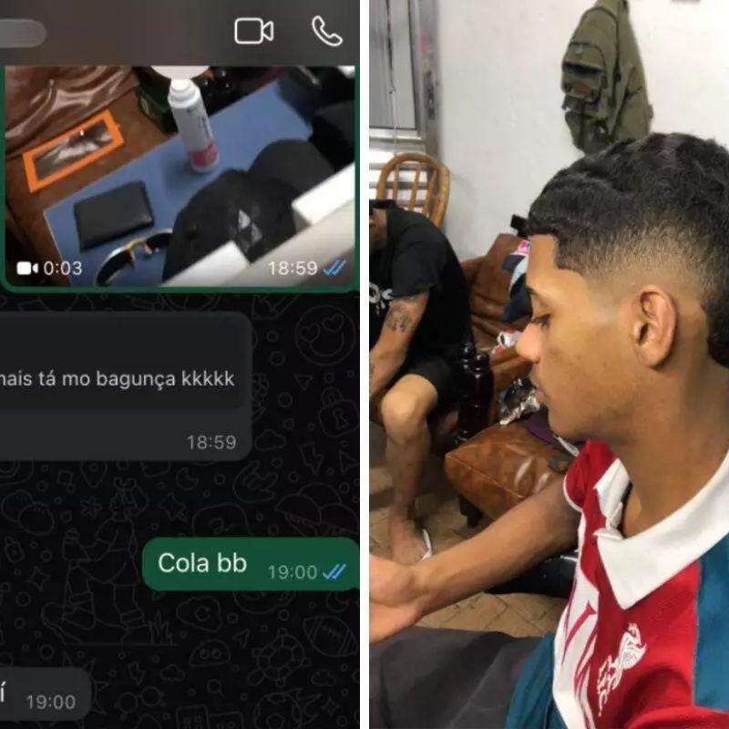 Pablo cortava o cabelo enquanto o crime acontecia na orla de Praia Grande