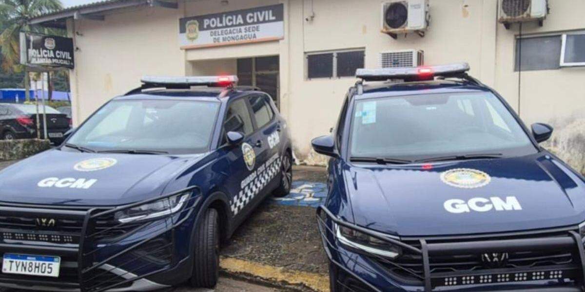 Suspeito foi detido e conduzido à Delegacia de Polícia de Mongaguá, onde teve a prisão em flagrante decretada