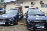 Suspeito foi detido e conduzido à Delegacia de Polícia de Mongaguá, onde teve a prisão em flagrante decretada