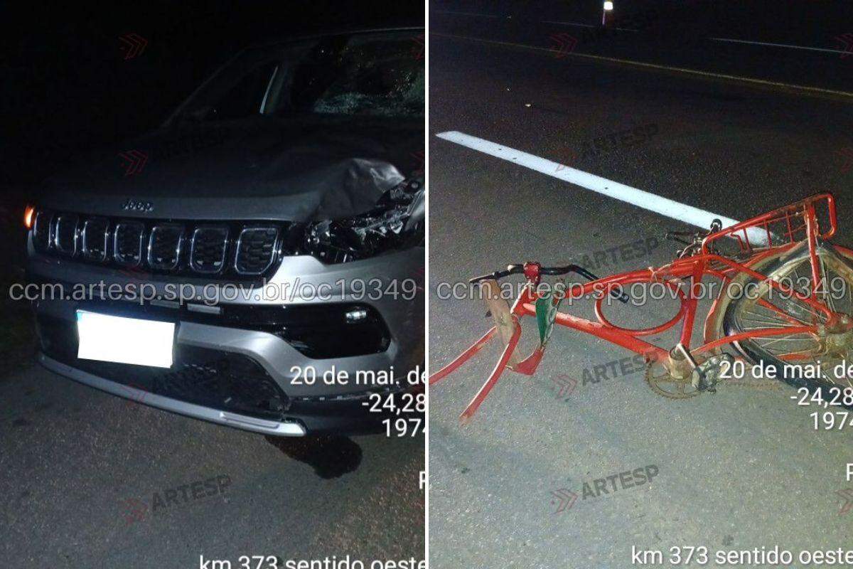 Acidente ocorreu na noite desta quarta-feira (20) em Pedro de Toledo