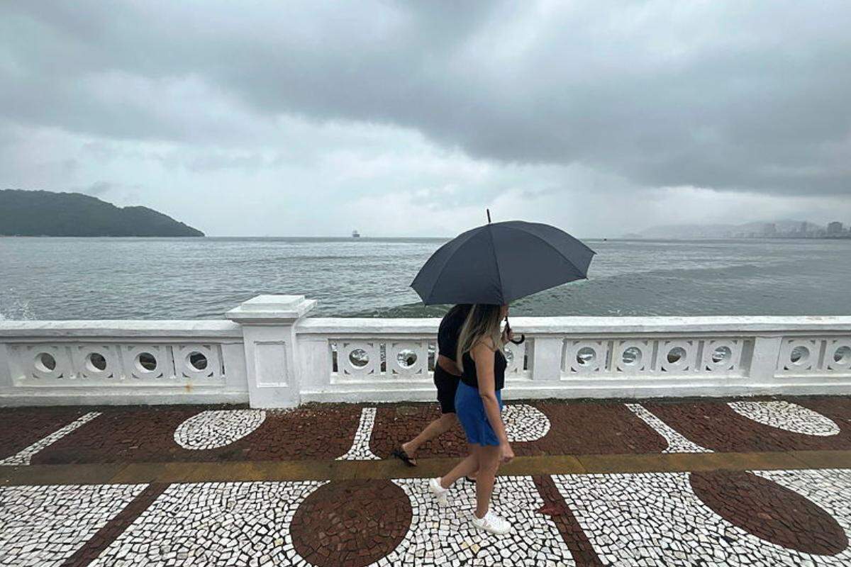 Temporal atinge o litoral de São Paulo no fim de semana; veja ...
