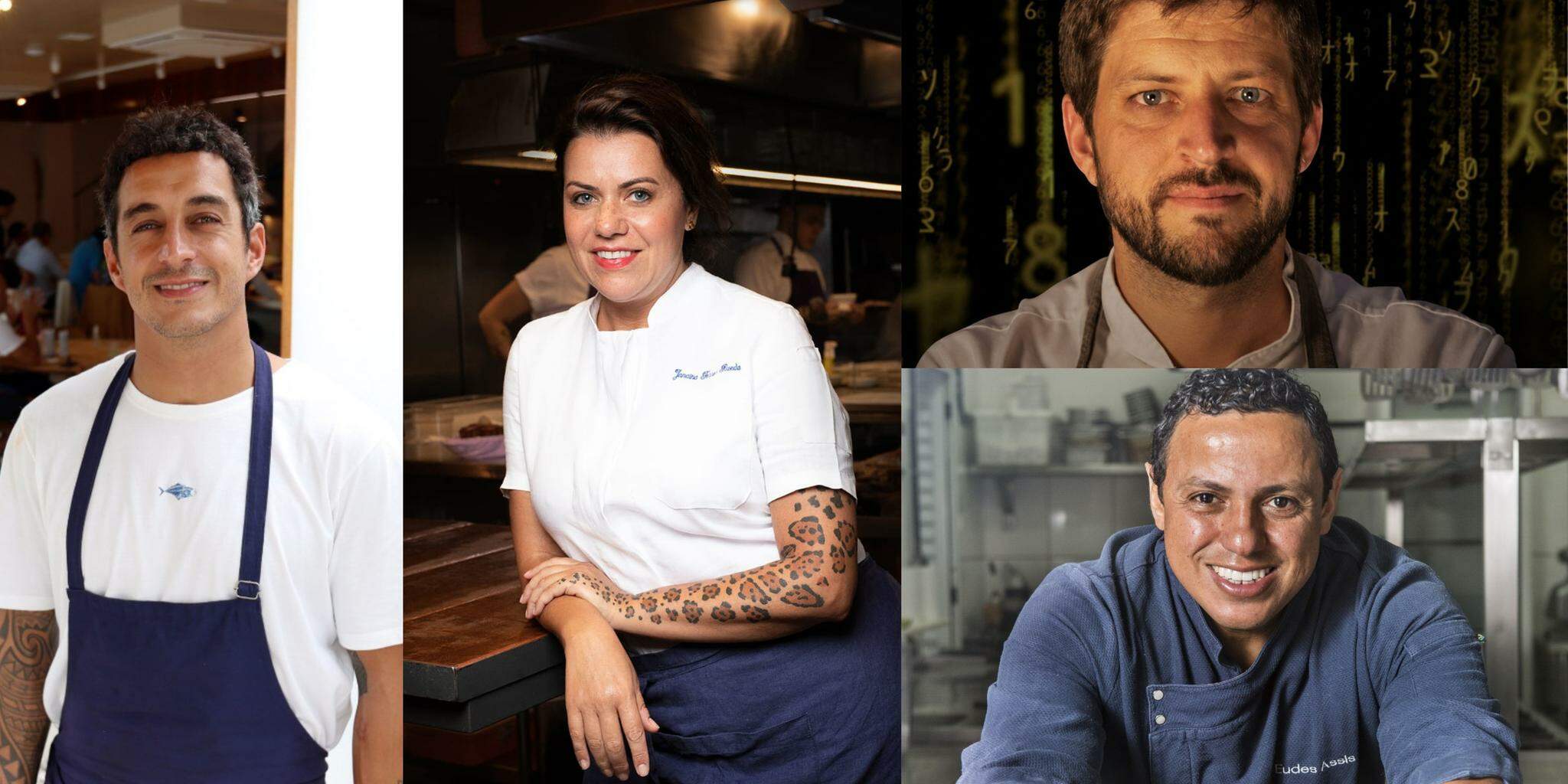 Dario Costa, Janaina Torres, Javier Rodríguez e Eudes Assis são os chefs envolvidos