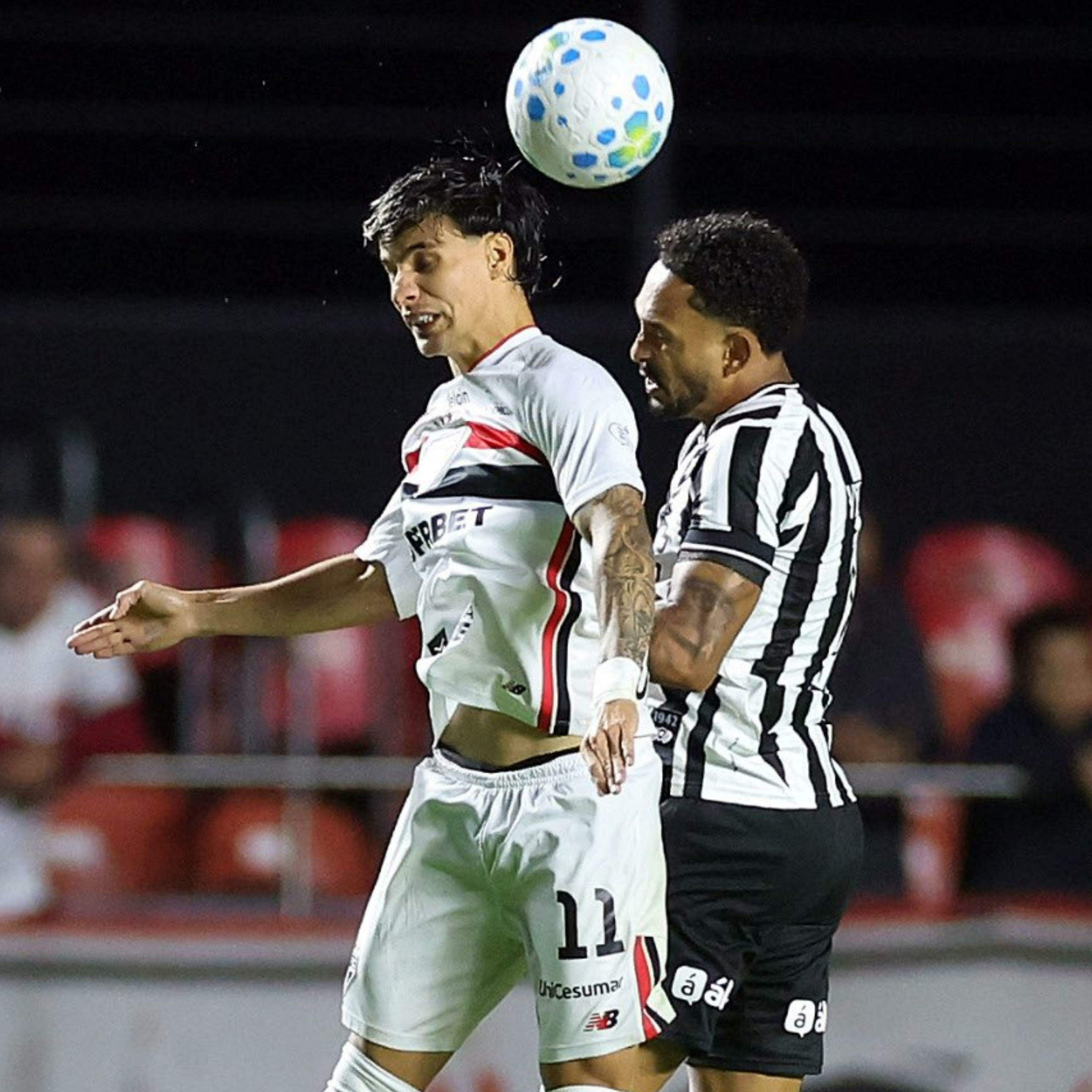 São Paulo evolui com Dorival, mas perde controle e cede empate ao Botafogo
