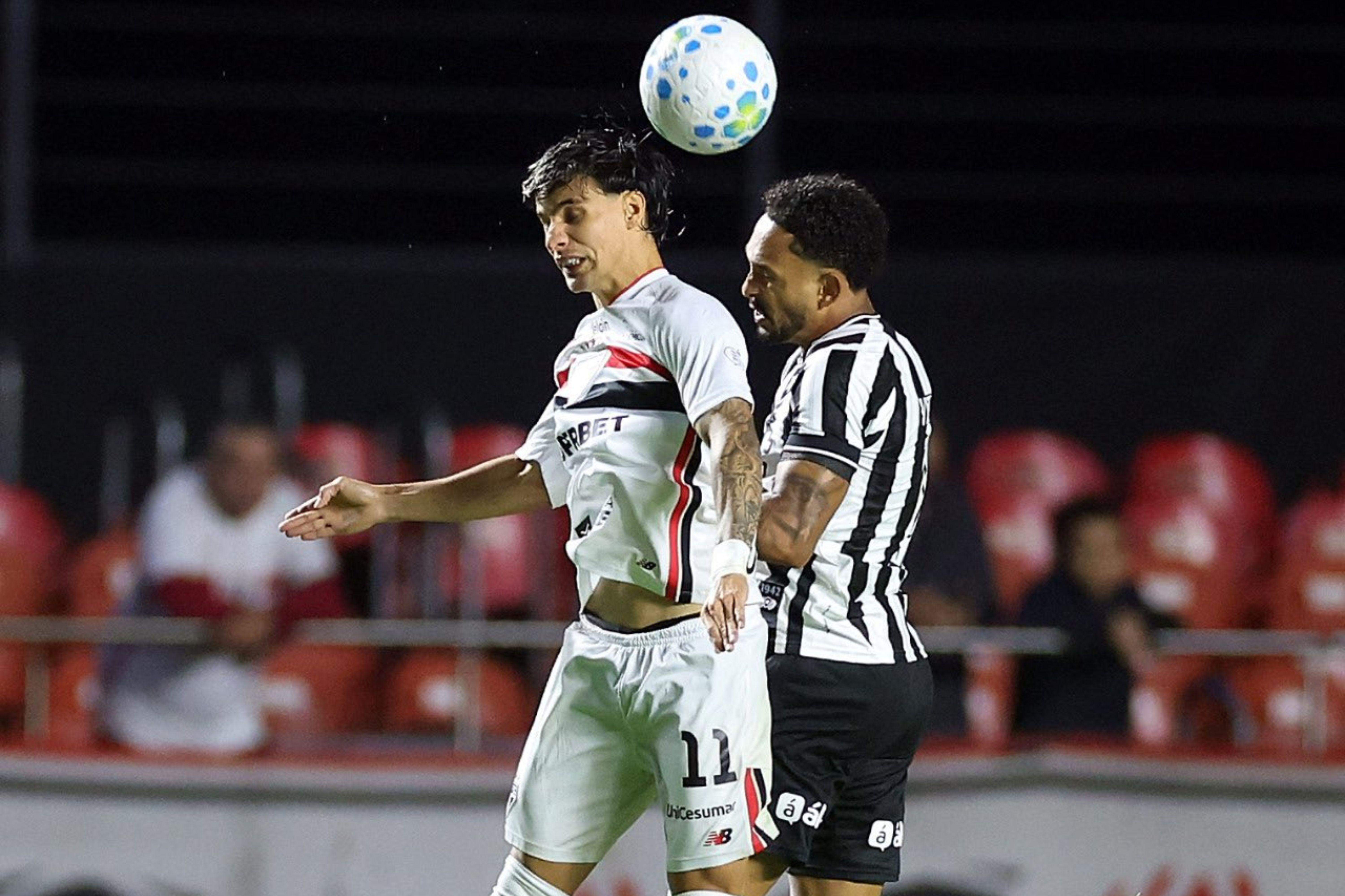 São Paulo evolui com Dorival, mas perde controle e cede empate ao Botafogo