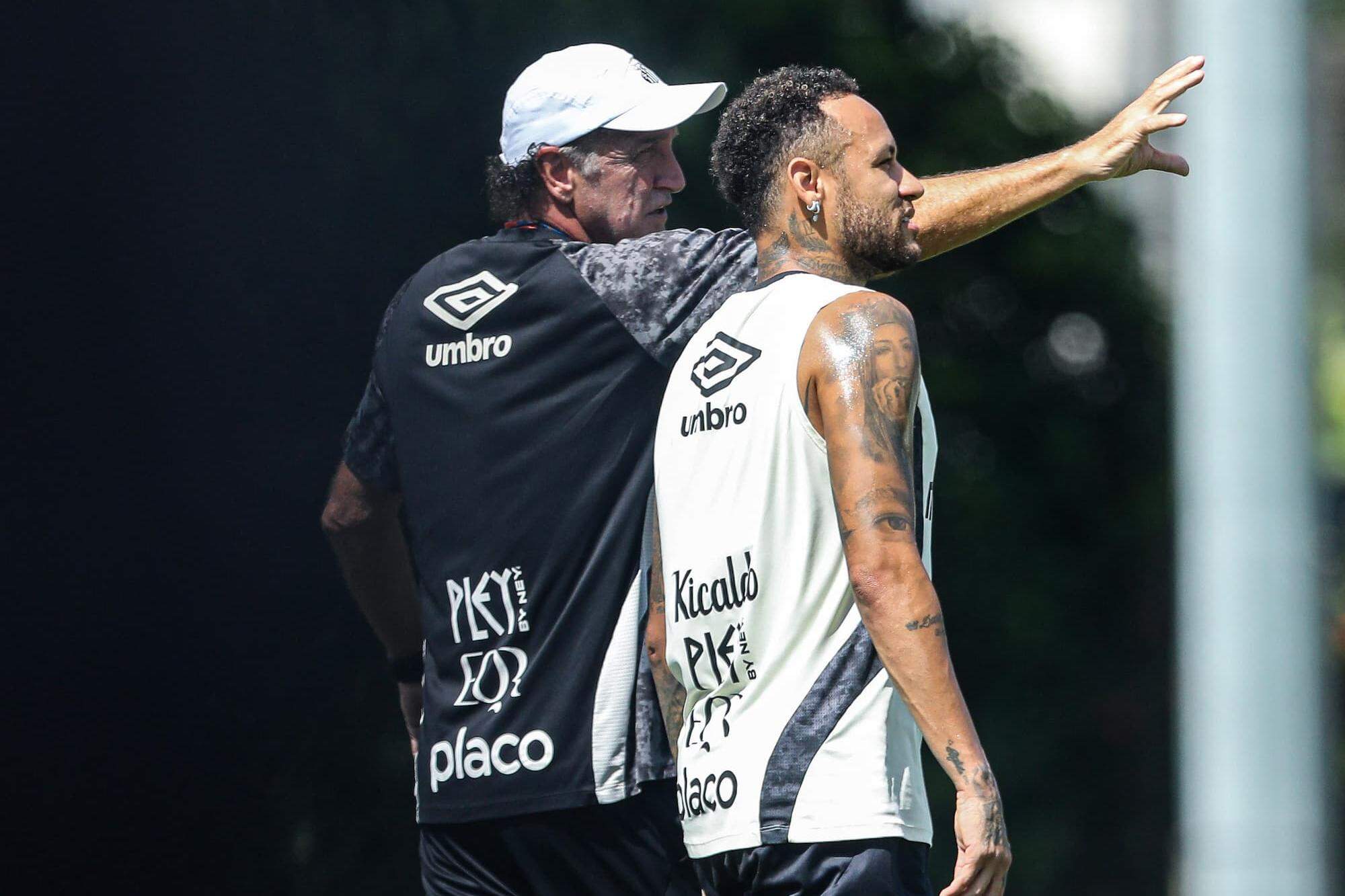 Cuca sobre Neymar: "É uma grata surpresa poder trabalhar com ele e ver um cara tão humilde"