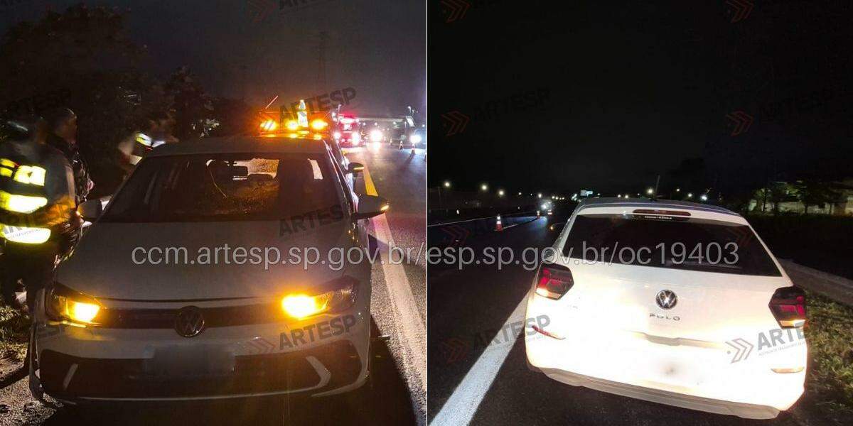 Acidente ocorreu na madrugada deste domingo (24)