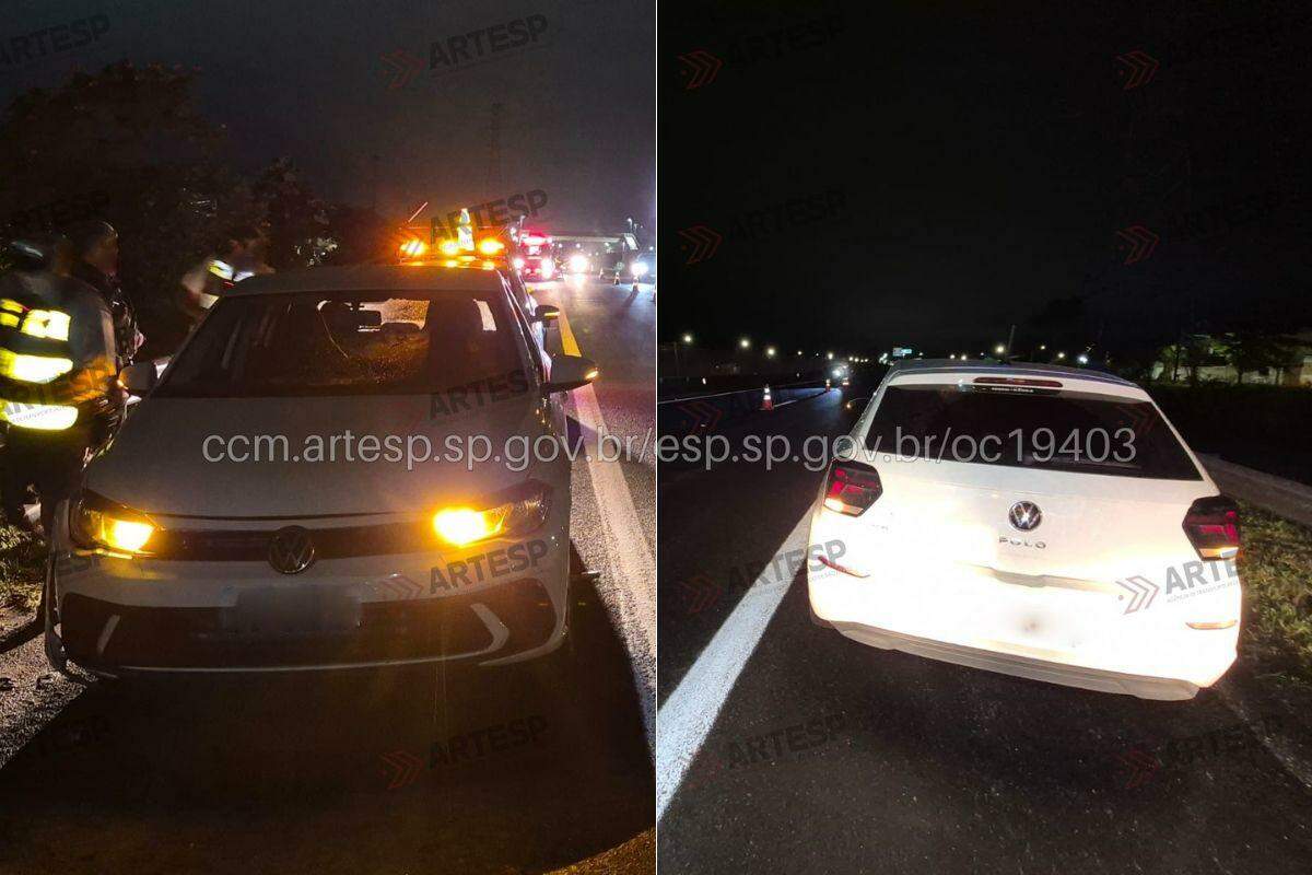 Acidente ocorreu na madrugada deste domingo (24)