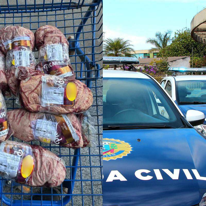 Mulher tentou furtar carnes, mas acabou presa pela GCM