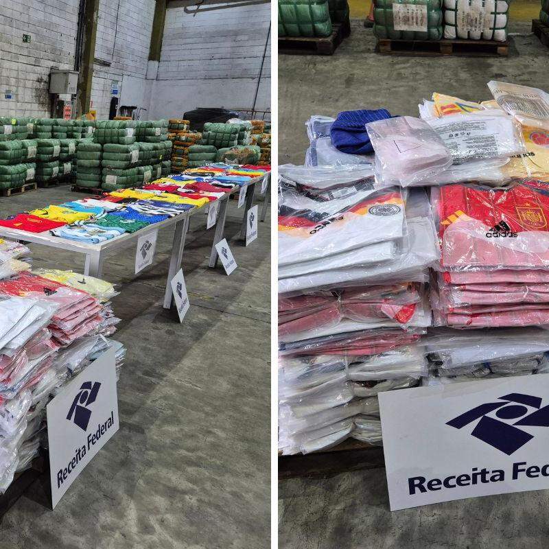 Mais de 120 mil falsificadas foram retidas no Porto de Santos no último dia 20