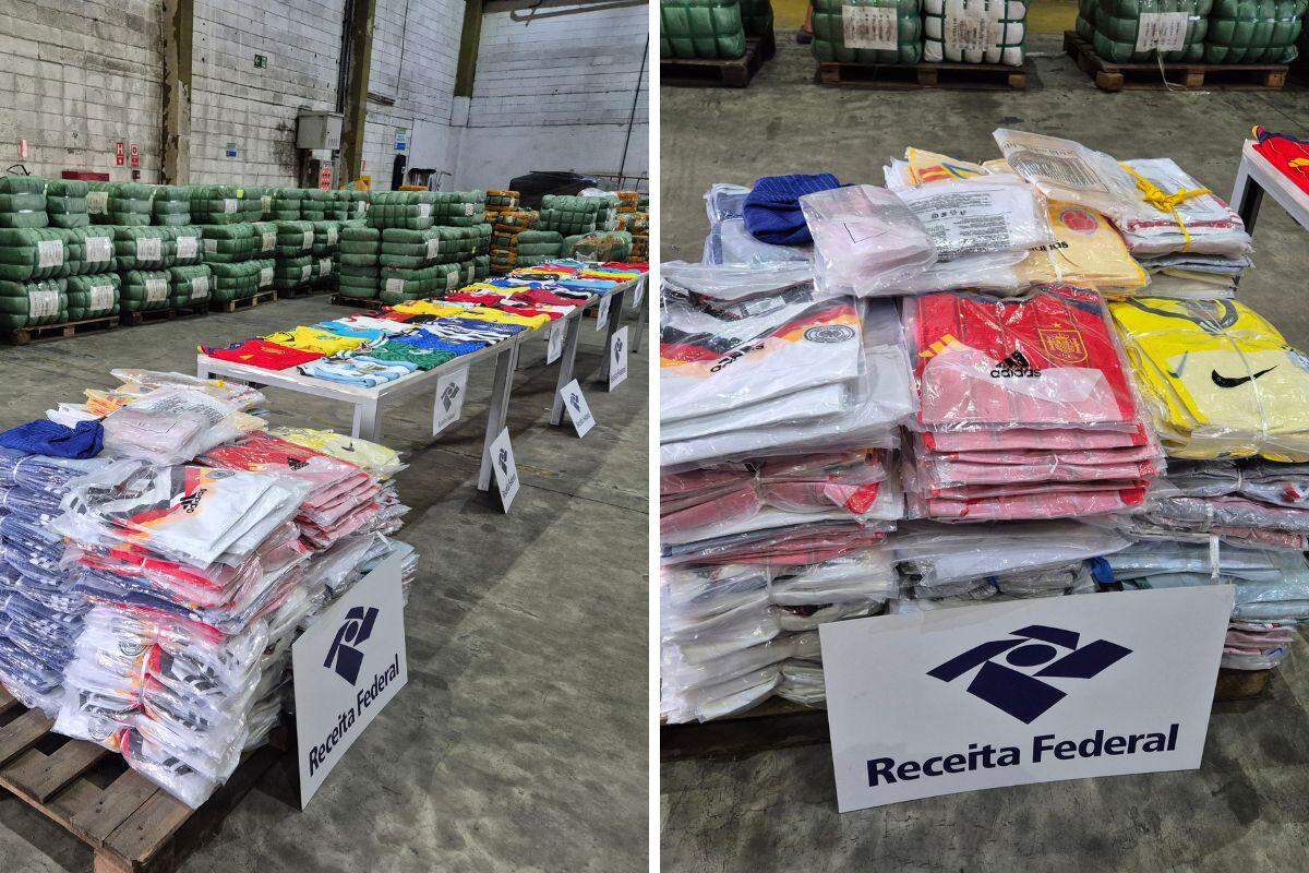 Mais de 120 mil falsificadas foram retidas no Porto de Santos no último dia 20