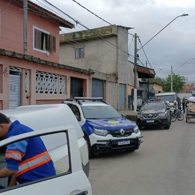 Uma motocicleta com registro de roubo foi recuperada durante a ação