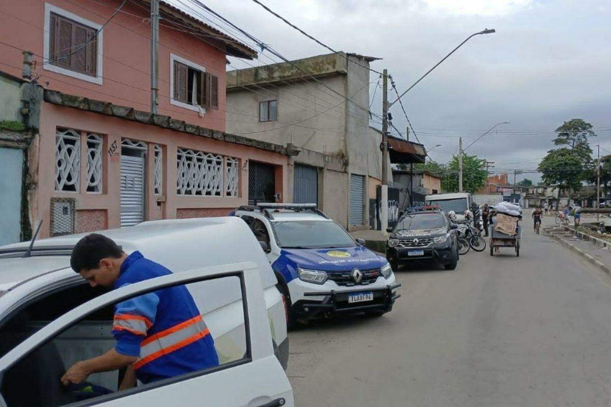Uma motocicleta com registro de roubo foi recuperada durante a ação