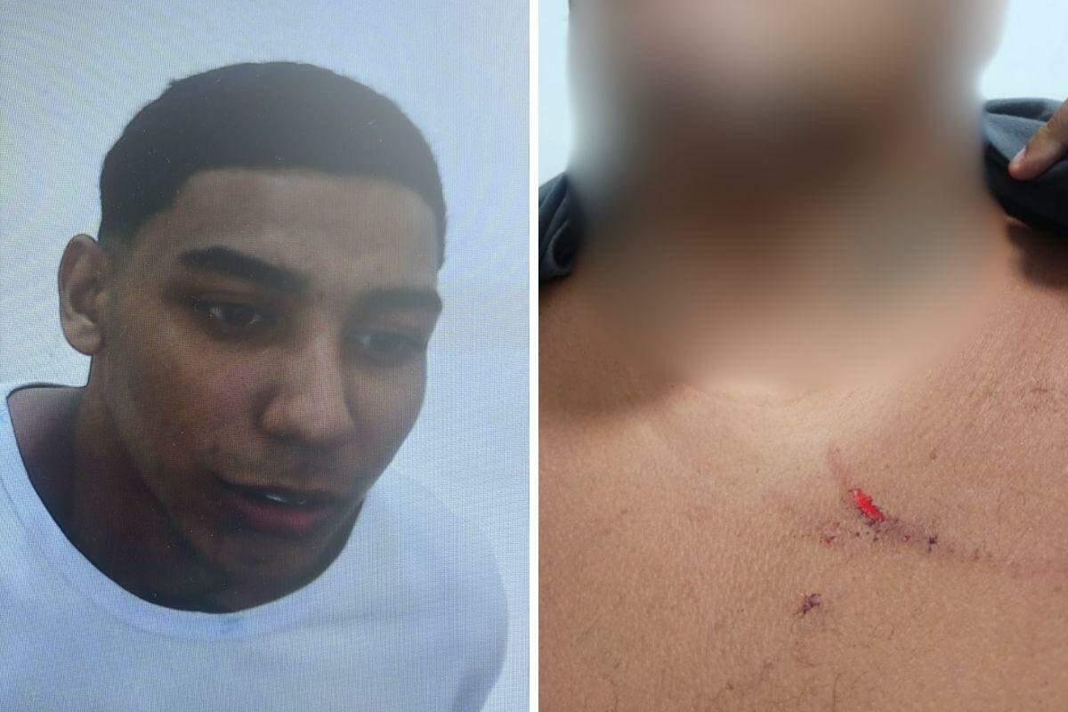 Wesley foi acusado de participar de um roubo violento na orla de Praia Grande, que causou ferimento a um homem que estava com sua filha