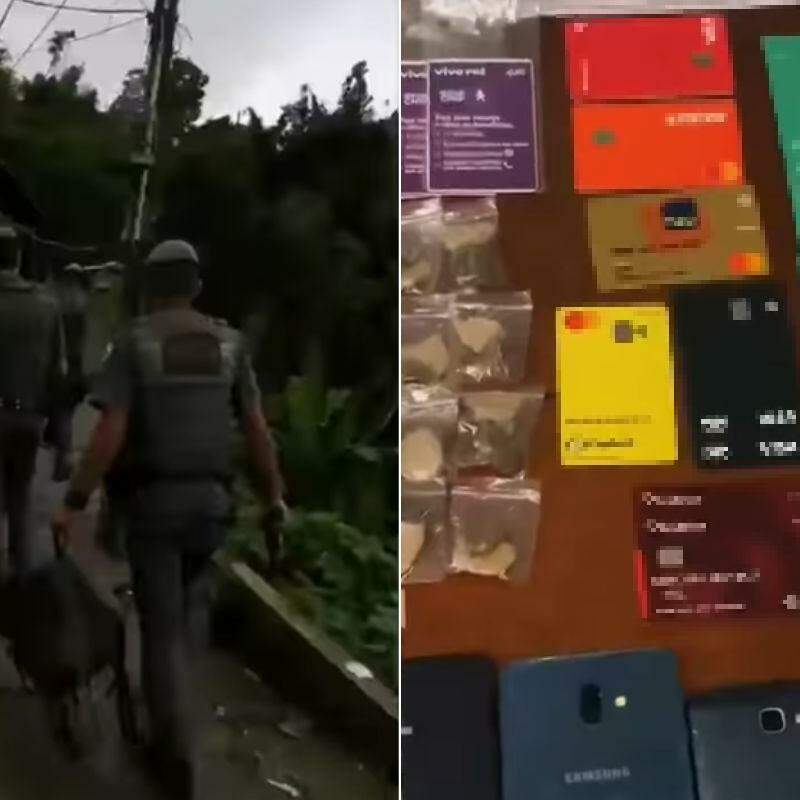 Equipes realizavam patrulhamento estratégico pela Escadaria da Gruta Nossa Senhora de Lourdes