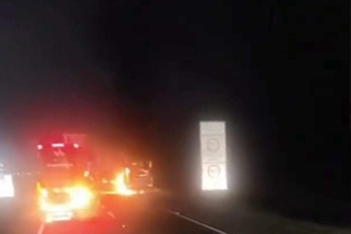 Fogo aconteceu na altura de Cajati