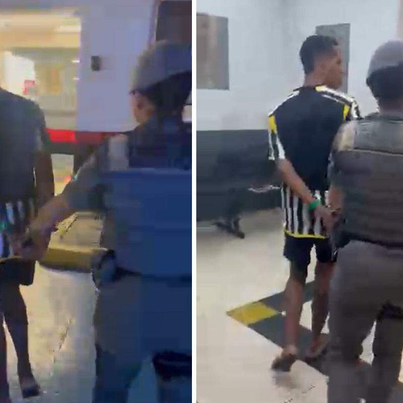 Agressor foi detido e encaminhado à Central de Polícia Judiciária (CPJ) de Santos