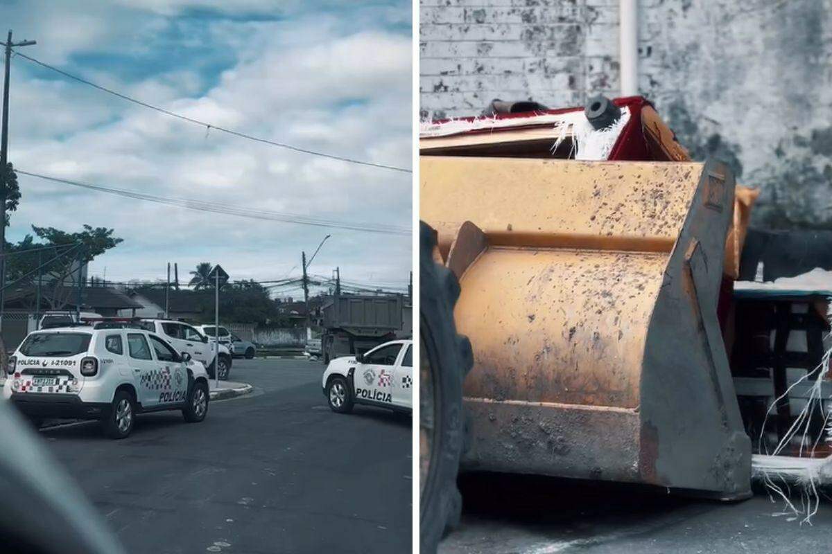 Operação aconteceu em conjunto com a Prefeitura e retirou barricadas do Bairro Santa Rosa