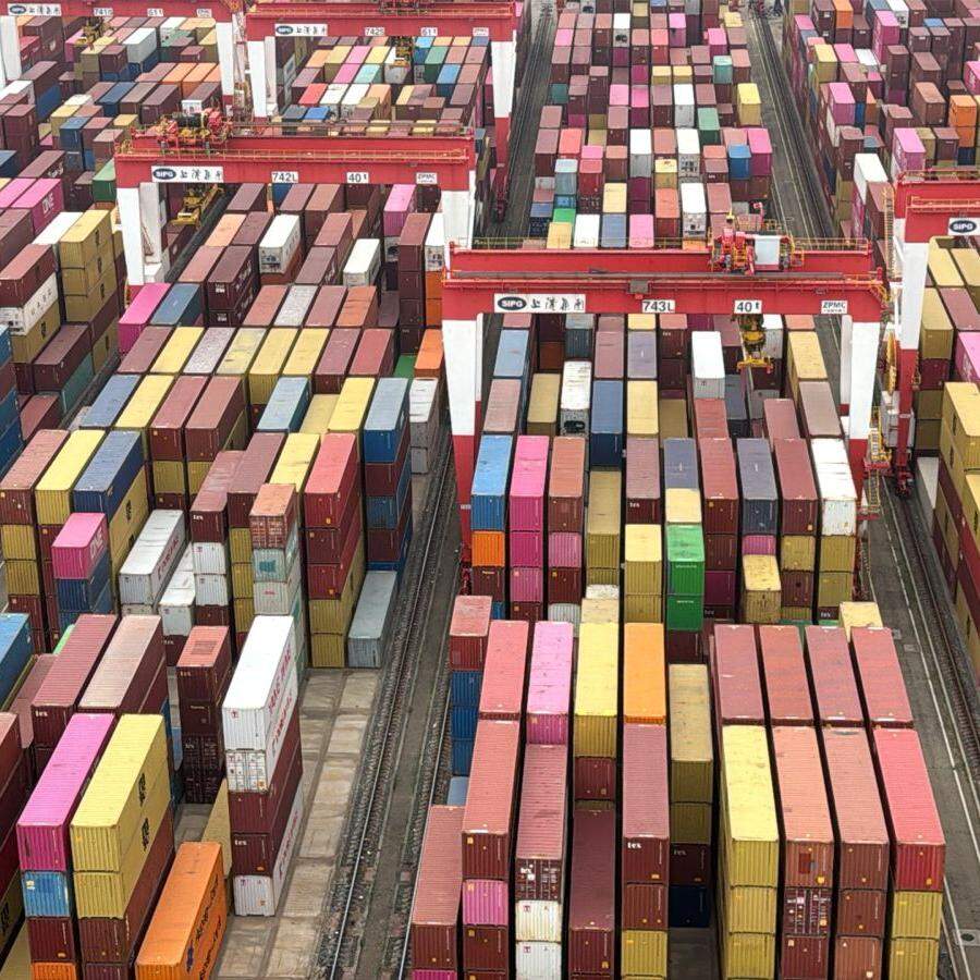 Porto de Xangai, visitado pela comitiva na primeira semana de agenda em solo chinês, teve seus avanços destacados nos veículos do Grupo Tribuna