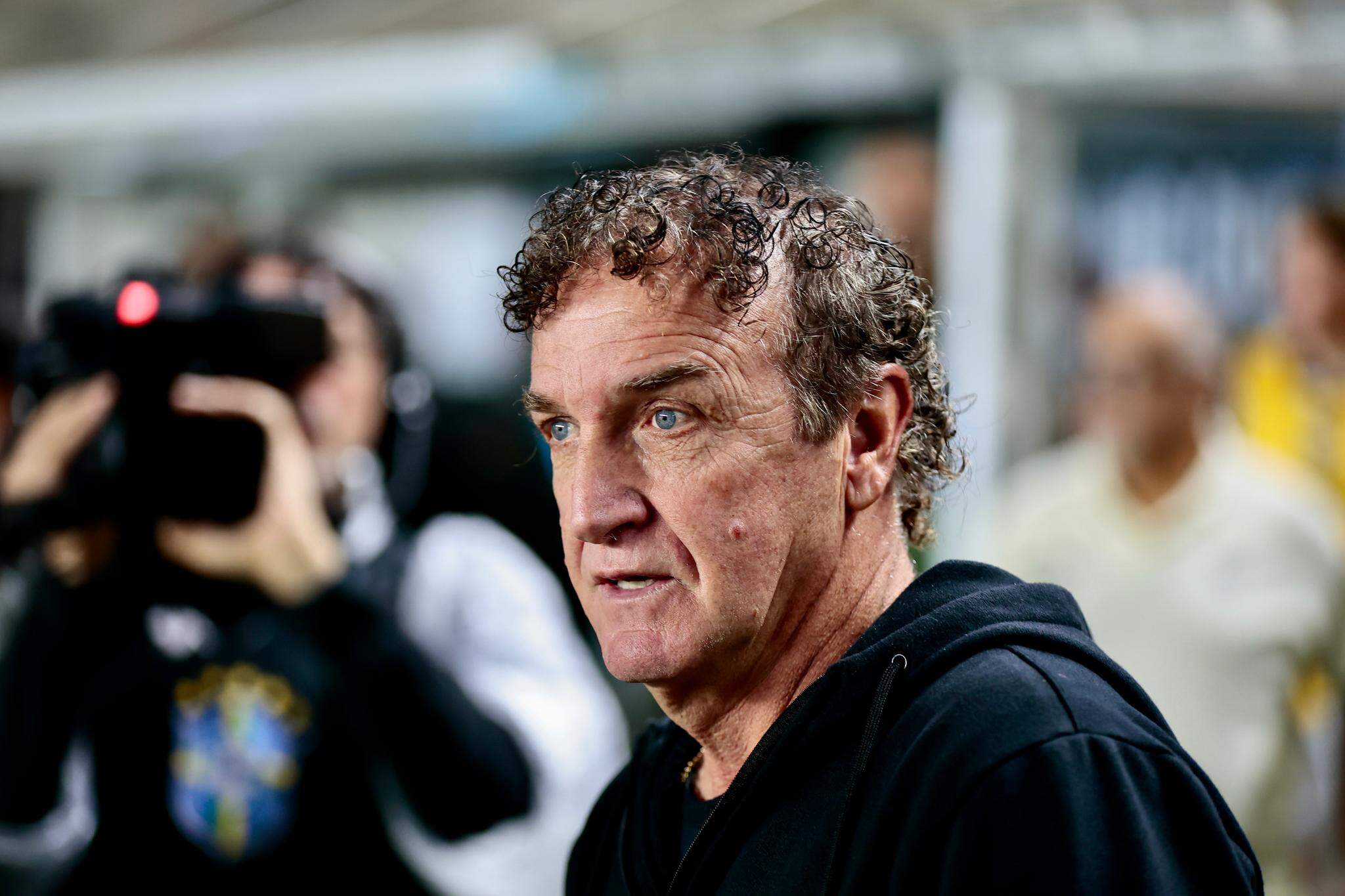 "Tinha um torcedor que estava xingando ele insistentemente, e ele desabafou", disse o técnico do Santos