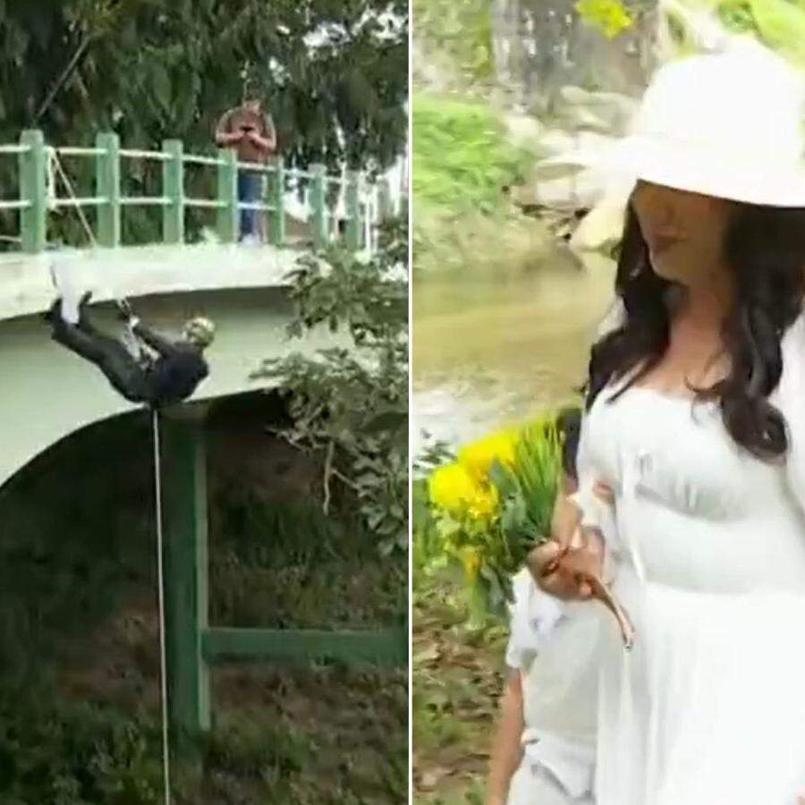 Casamento aconteceu às margens do Rio Itariri