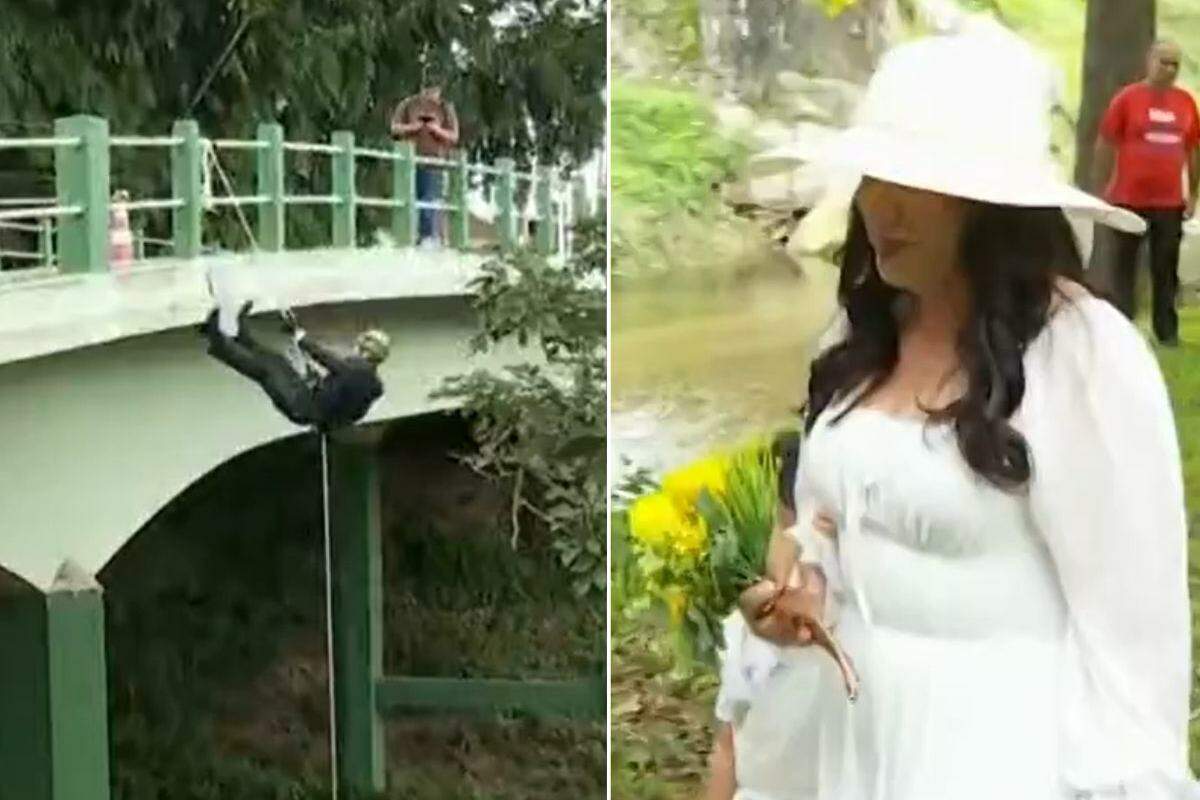 Casamento aconteceu às margens do Rio Itariri