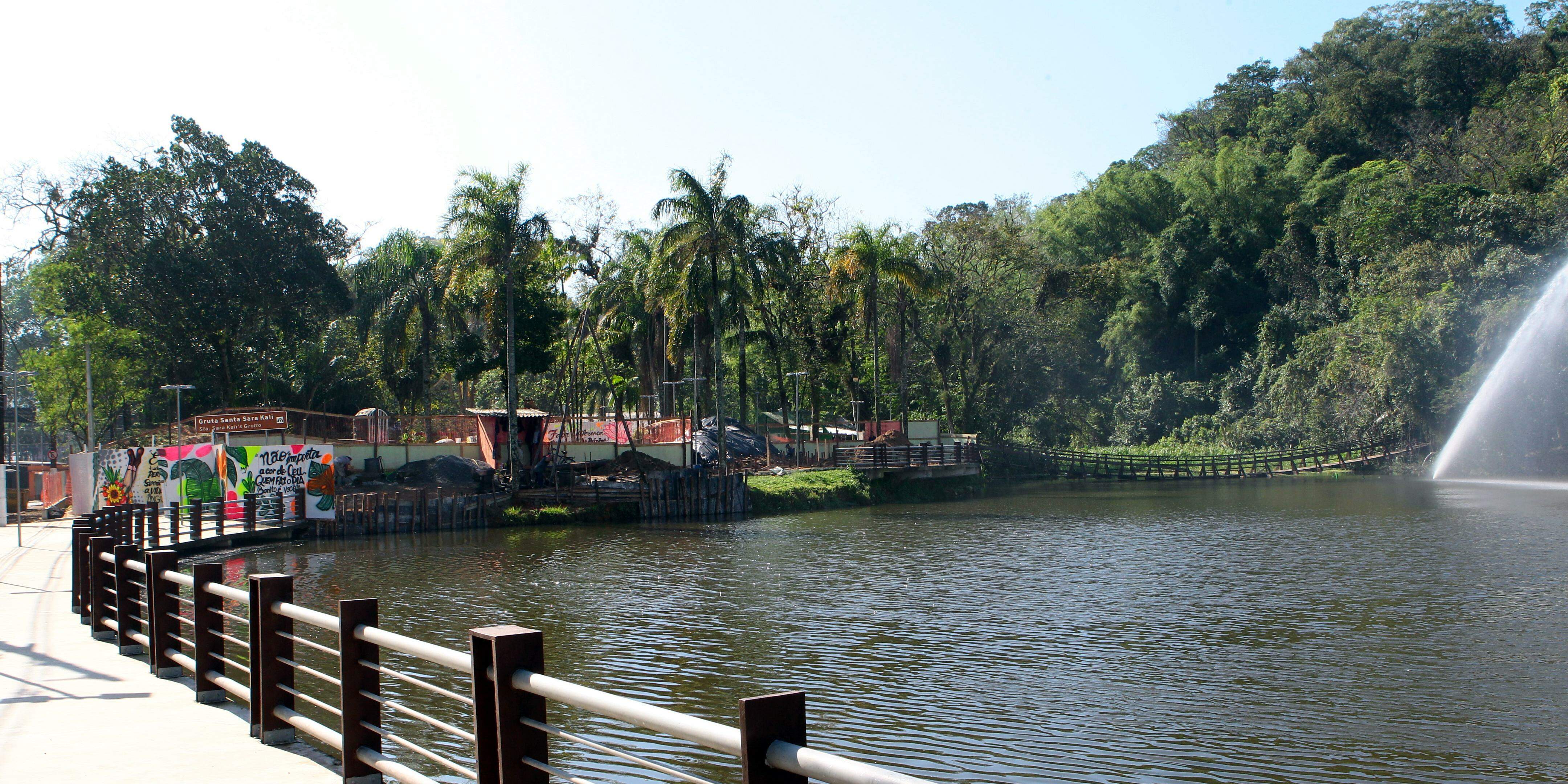 A área da Lagoa da Saudade vai se transformar em um imenso arraial